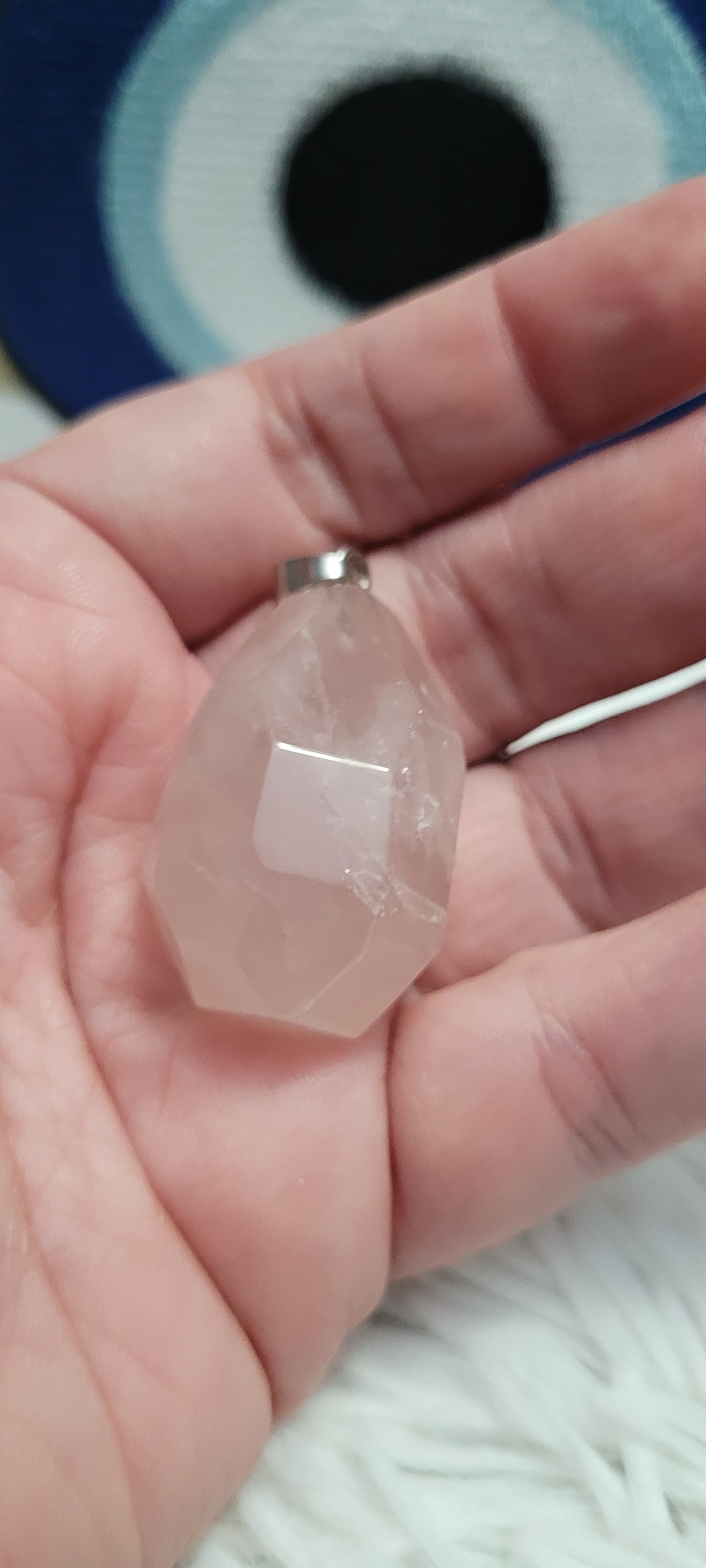 Rose quartz pendant