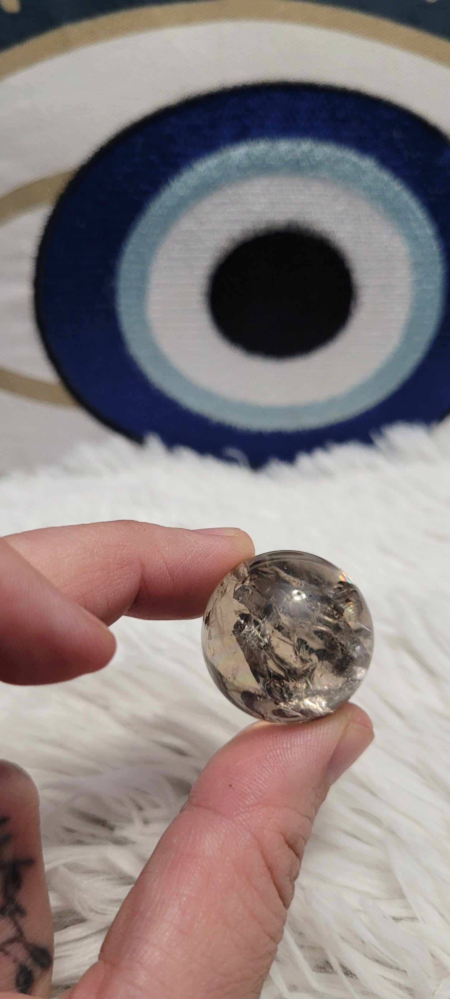 Smoky quartz 🌈 mini sphere