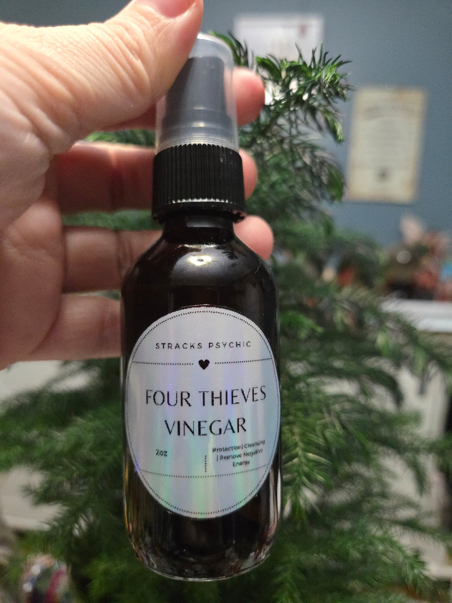 STRACKS Four Thieves Vinegar| Protection | Spiritual Protection|Remove Negative Energy | Spell Breaker| Cleanse Energy| Banishing| Potion