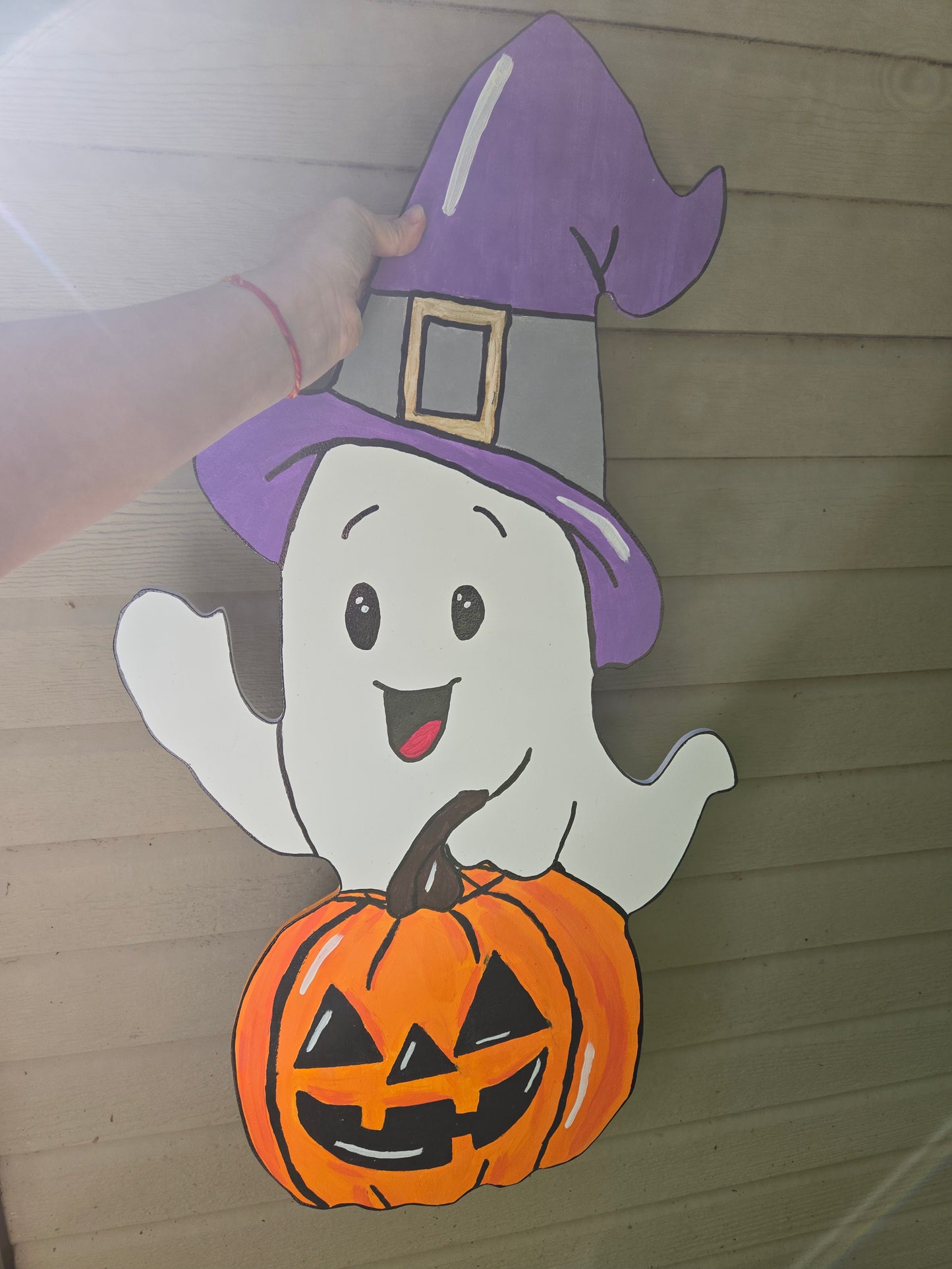 HANDCRAFTED WHIMSICAL HALLOWEEN DECOR – GHOST / WITCH / PUMPKIN THEME