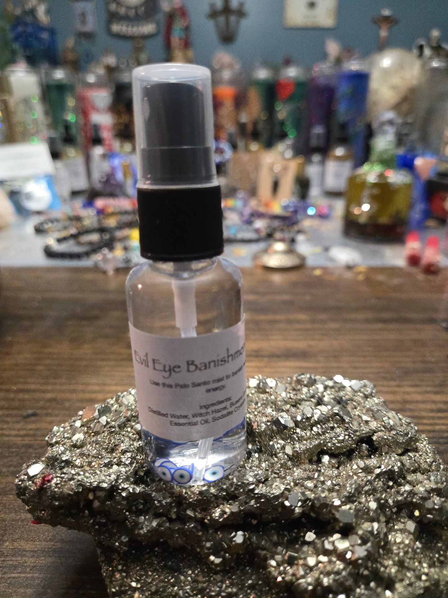 Evil eye protection and banishment mist
