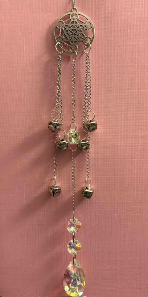 Witch’s Bells – Handmade & Blessed 12” Protection & Intention Chime