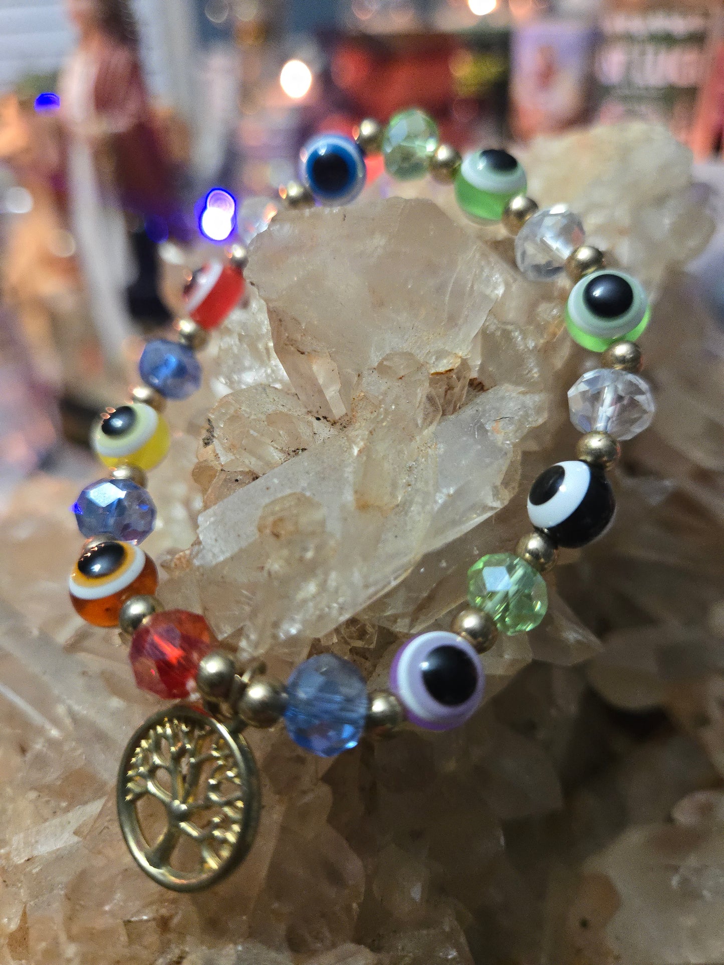 Tree of life- evil eye protection bracelet