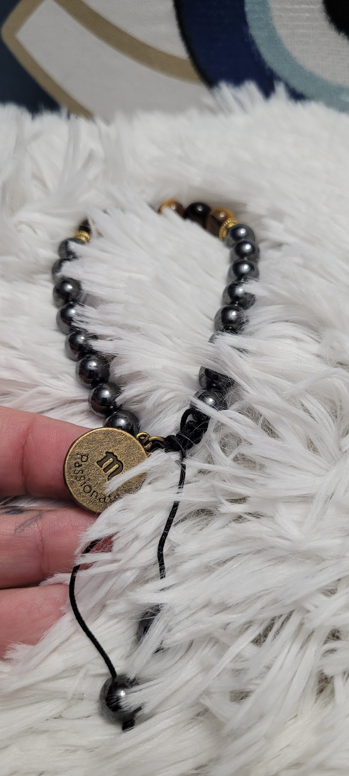 Zodiac protection of negative energy bracelet| Hematite| Tigers eye