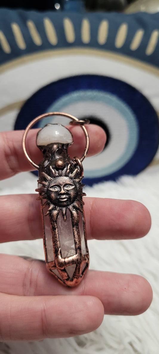 Rose quartz pendant/talisman