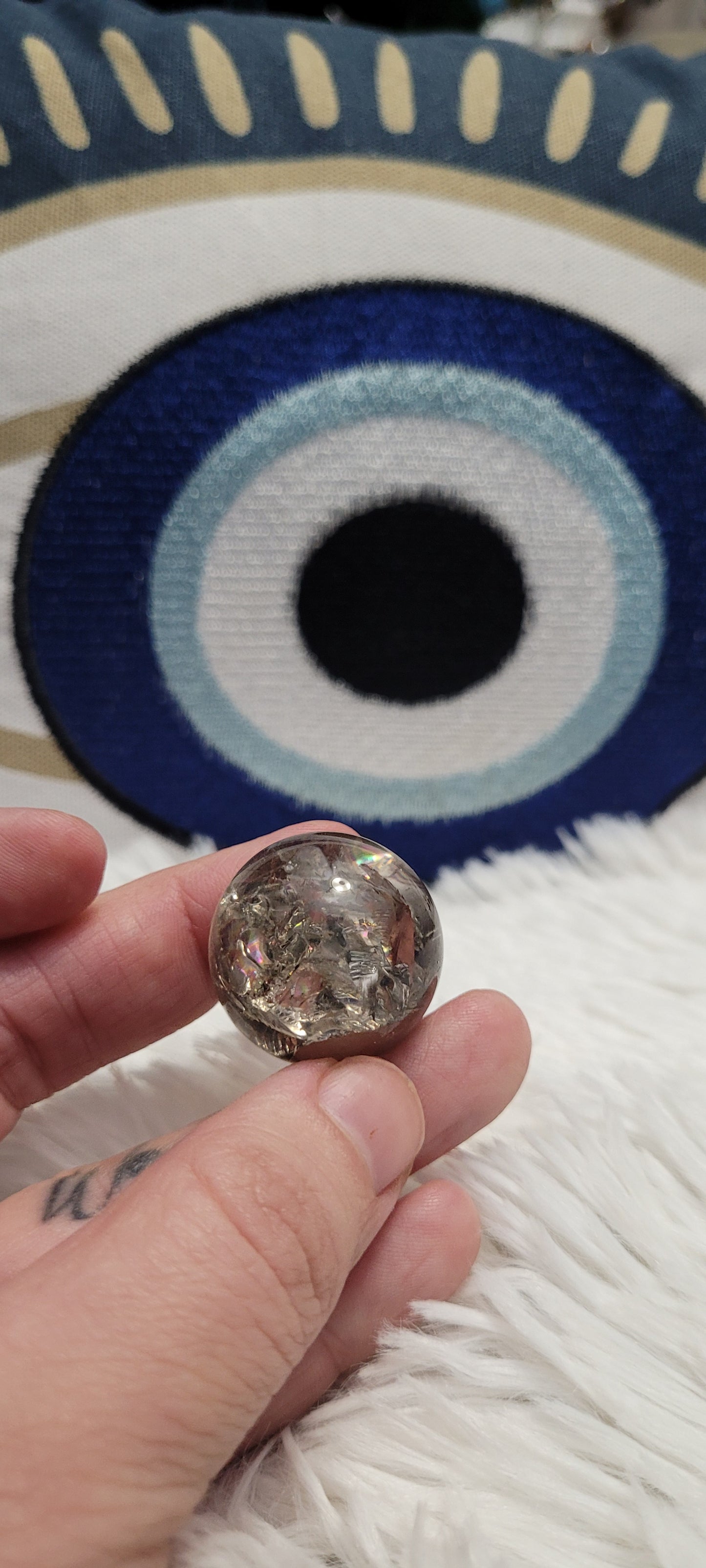 Smoky quartz 🌈 mini sphere