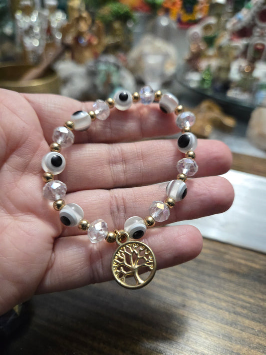 Spiritual Protection| Purity| Clarity| Evil Eye Protection| Tree of Life Bracelet