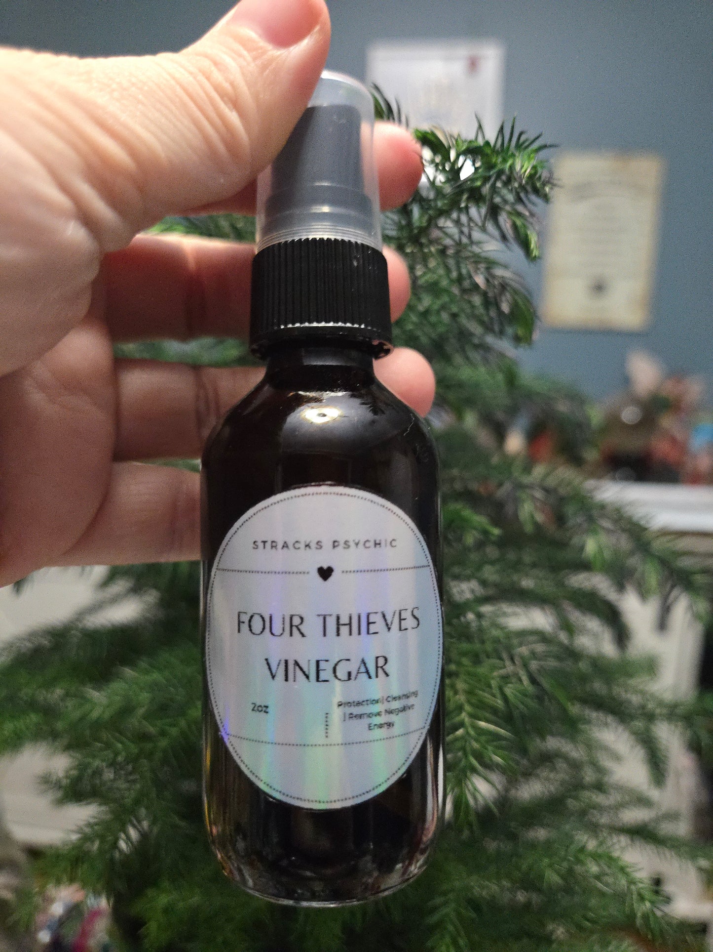 STRACKS Four Thieves Vinegar| Protection | Spiritual Protection|Remove Negative Energy | Spell Breaker| Cleanse Energy| Banishing