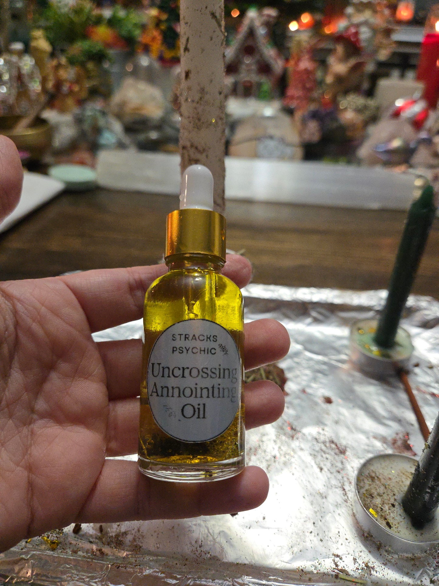 UNCROSSING Annointing Oil| Stracks Psychic| Remove Blocks| Hex and Curse Breaker| Spell Breaker| Remove Unwanted Energy and Bad Spirits| Protection|Uncross| Remove Bad luck| Cut and Clear|