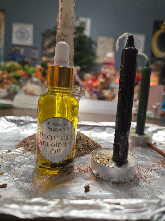 UNCROSSING Annointing Oil| Stracks Psychic| Remove Blocks| Hex and Curse Breaker| Spell Breaker| Remove Unwanted Energy and Bad Spirits| Protection|Uncross| Remove Bad luck| Cut and Clear|