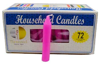 (set of 72) 4" household candles