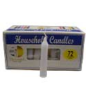 (set of 72) 4" household candles