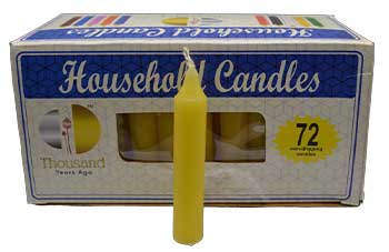 (set of 72) 4" household candles