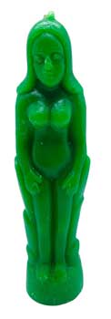 Green Female candle| money| health|heart chakra