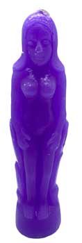 Purple Female candle 7