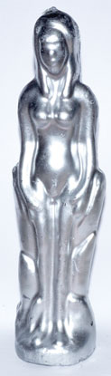 Silver Female candle