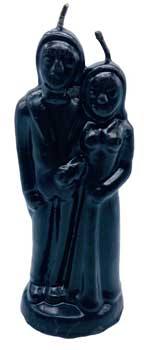 Black Marriage Candle| Figure| Figurine Candle| Marriage| Wedding| Commitment| Fidelity| Protection