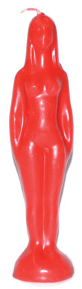 7 1/4" Woman candle