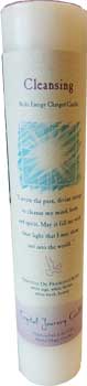 Cleansing Reiki Charged pillar candle