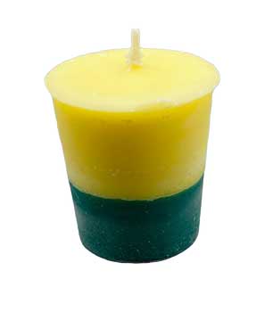 Patchouli Amber Palm Oil Votive Candle