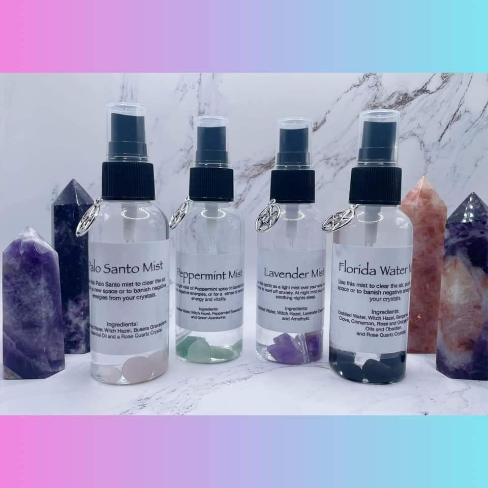 Stracks Mists|Florida Water- Palo Santos| Peppermint| Lavender Mists