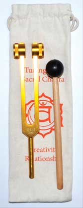 8 1/2" Sacral (orange) tuning fork- chakra