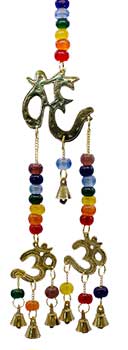 Om brass windchime