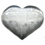 Selenite Heart| Lotus| Gift