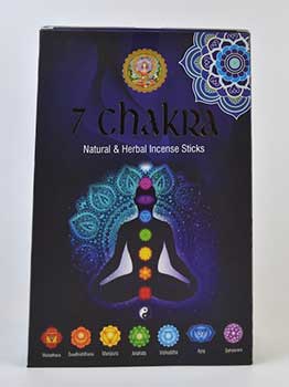 7 Chakra Incense Sticks Set