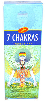 box of 6) 7 Chakra sree vani stick