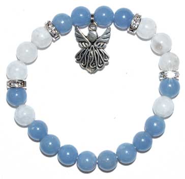 Angelite/ RMS Angel Bracelet