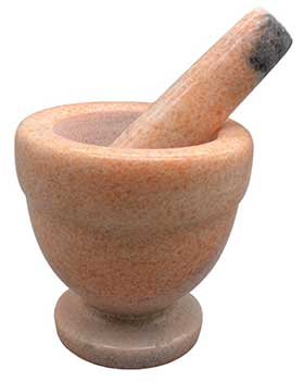 4" Sunset Jade Mortar and Pestle Set