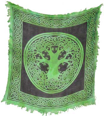 Tree of Life altar cloth 18" x 18