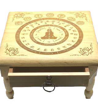 12x 12" Pendulum altar table