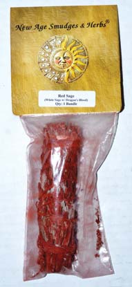 Dragons Blood & White Sage smudge stick 3-4