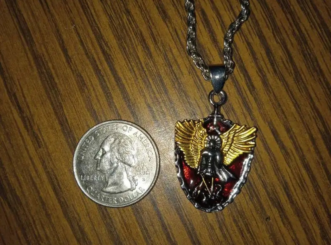 Archangel St. Michael Pendant and Necklace