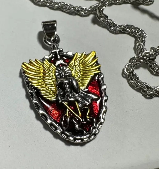 Archangel St. Michael Pendant and Necklace