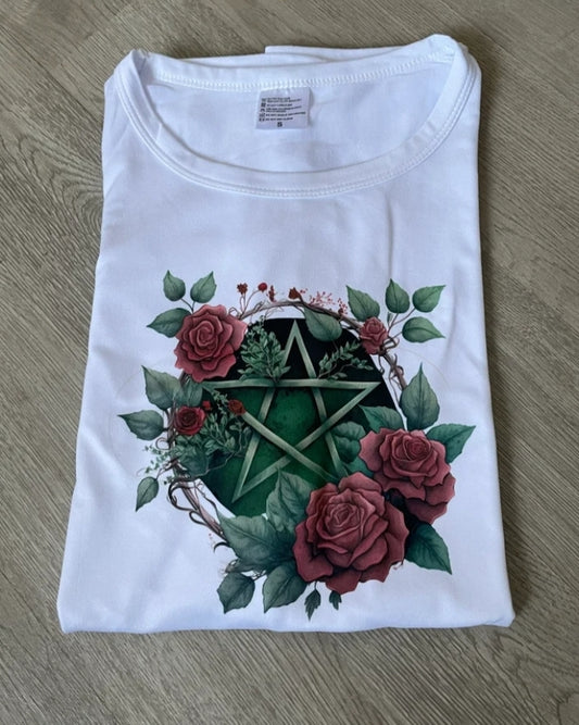 Pentacle Red Roses Shirt