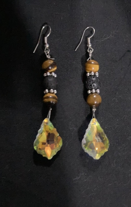 Witchy Earrings * Magick Earrings * Magickal Earrings * Dangle Earrings * Crystal Earrings