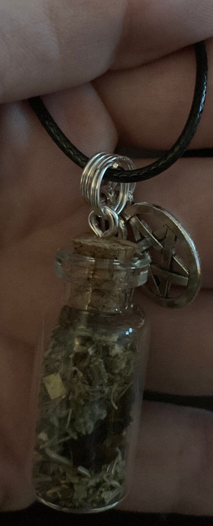 Job Offer Employment Spell Jar Necklace