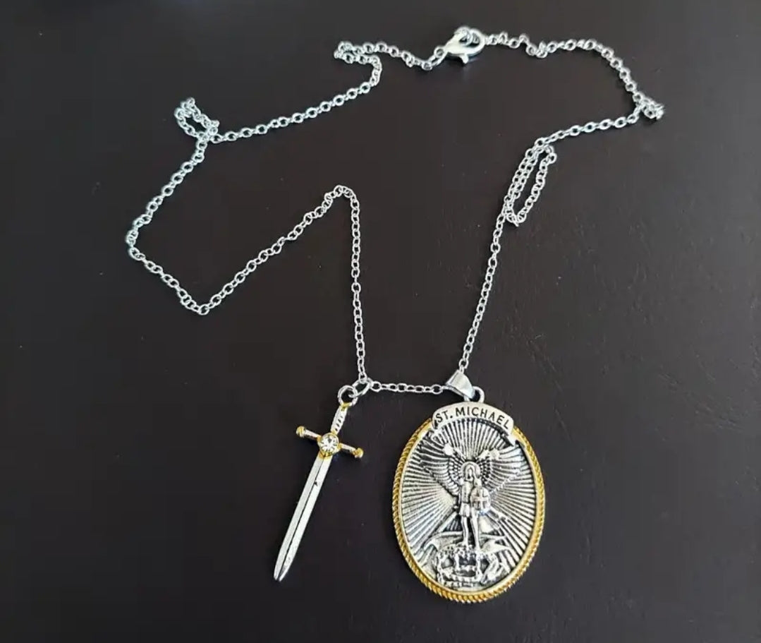 Archangel Saint Michael Necklace