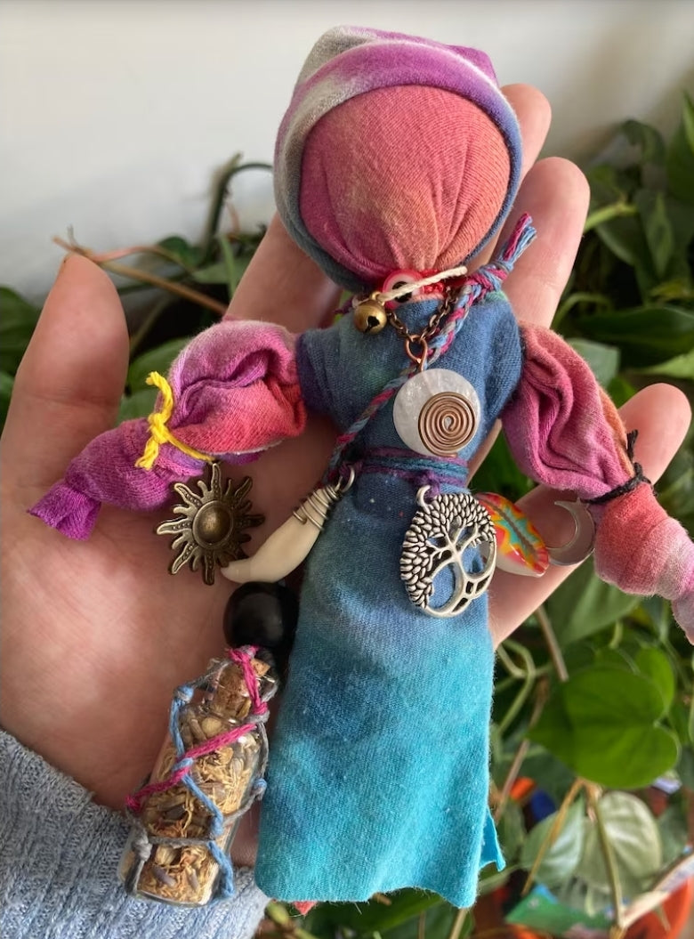 CUSTOM Deity/Poppet, Art Doll, Altar Doll, Kitchen Witch, Voodoo doll, Altar Decor, Handmade Doll, Witchy Aesthetics and Gifts