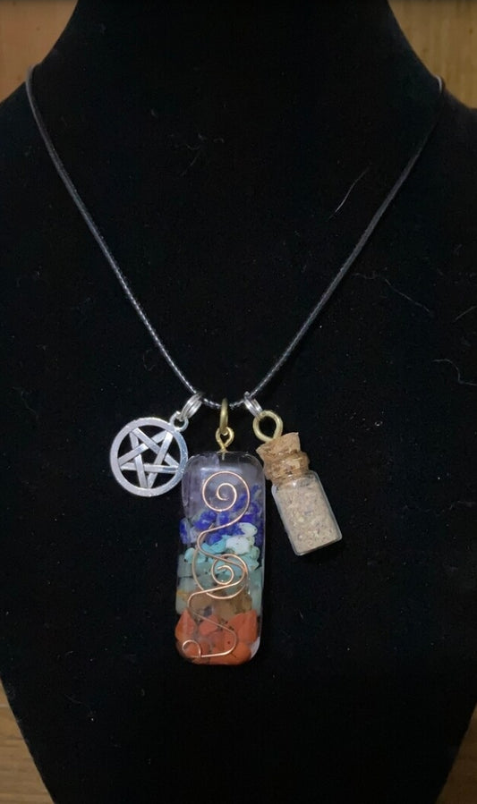 Chakra Healing Energy Spell Necklace