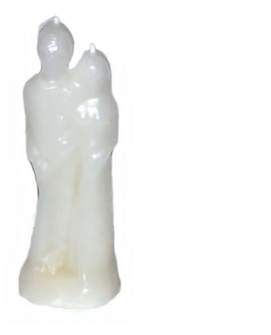 6" Marriage White candle