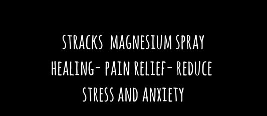 STRACKS Magnesium Oil Spray| Healing| Relieve Pain| Reduce Stress and Anxiety