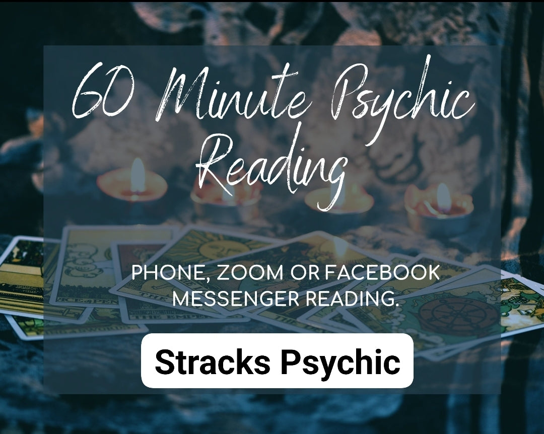 60 min/ 1hr PHONE Psychic/Tarot Reading Session