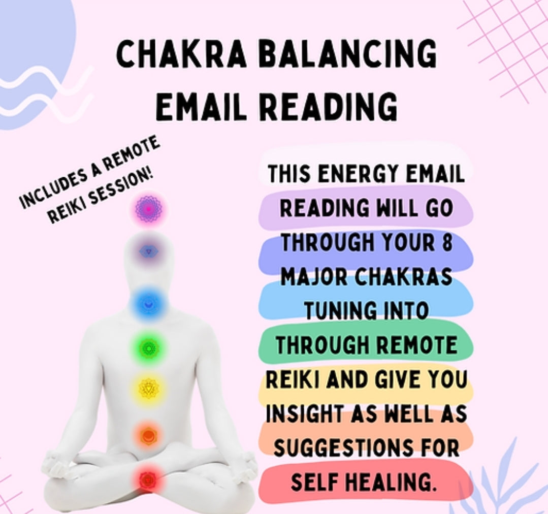 Chakra Read + Balancing+ Reiki