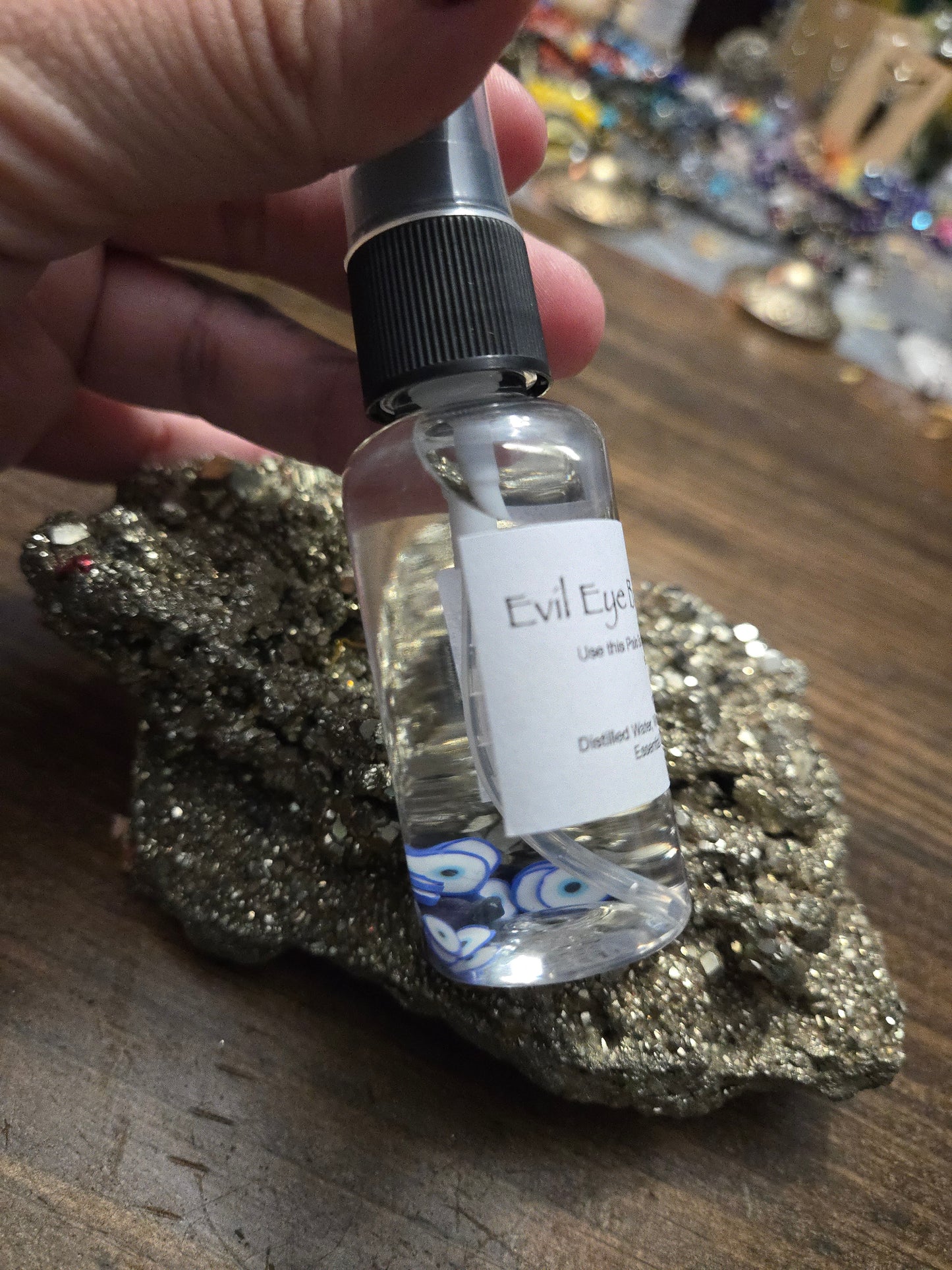 Evil eye protection and banishment mist