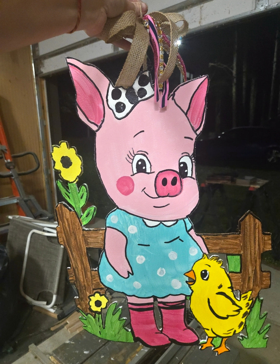 Hand painted door hangers and custom art available of all kinds
