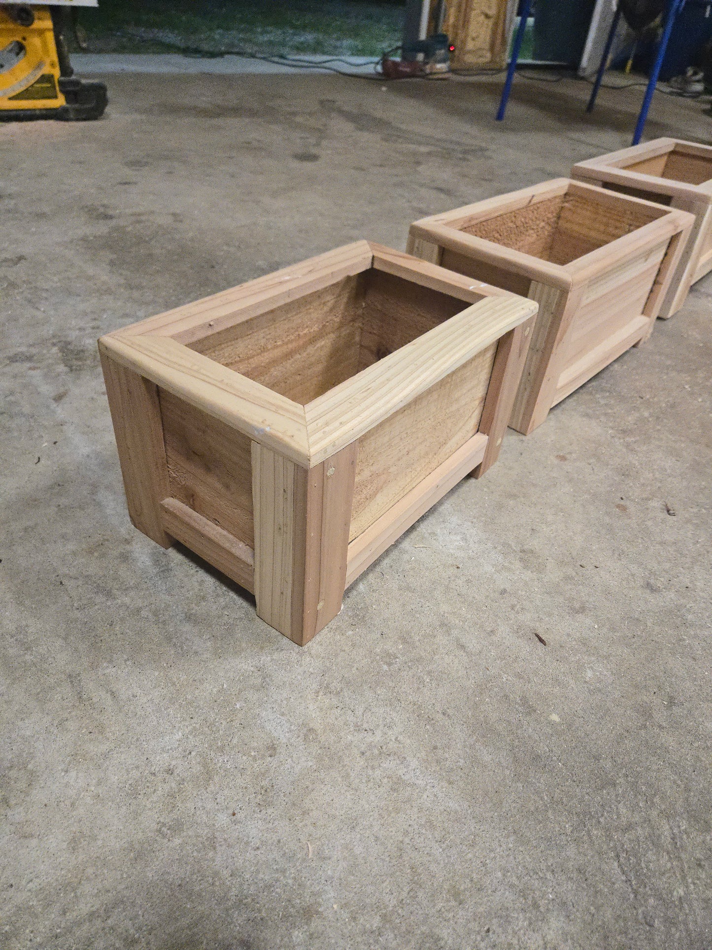 Small cedar planter boxes | indoor| outdoor| plant box| centerpiece desk top